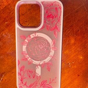Floral Pink Phone Case IPhone 13 Pro Max